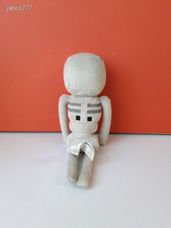 Eredeti Mojang MINECRAFT CSONTVÁZ Skeleton plüss kabala 33 cm-es plüssfigura ! EXTRA !