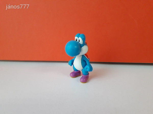 Eredeti Jakks Nintendo Super Mario barátja Yoshi videójáték és mesefigura !! 7cm