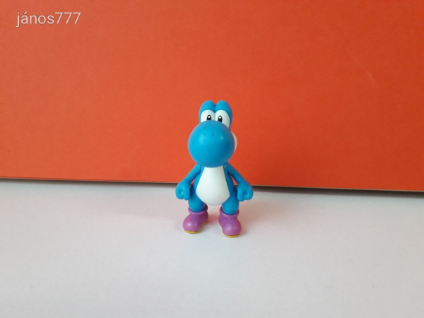 Eredeti Jakks Nintendo Super Mario barátja Yoshi videójáték és mesefigura !! 7cm