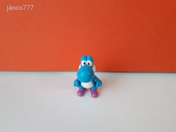 Eredeti Jakks Nintendo Super Mario barátja Yoshi videójáték és mesefigura !! 7cm