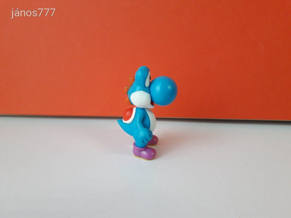 Eredeti Jakks Nintendo Super Mario barátja Yoshi videójáték és mesefigura !! 7cm