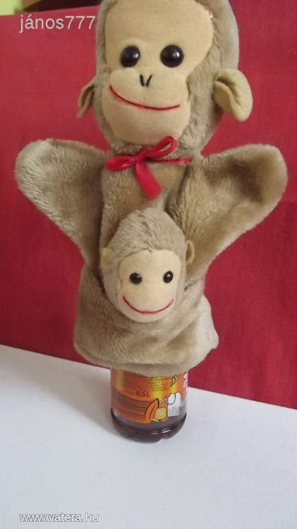 Eredeti PEDIGREE antik régiség Majom báb kicsinyével !!! EXTRA !!!
