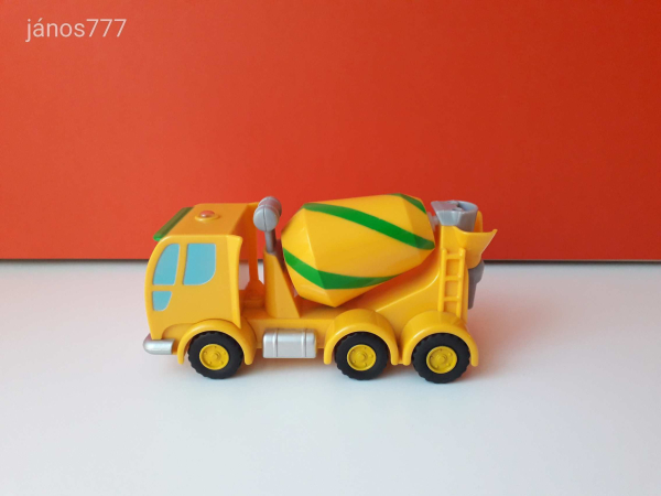 Eredeti Bob the Builder Bob a Mester betonkeverő autó !! 18cm ! EXTRA !!