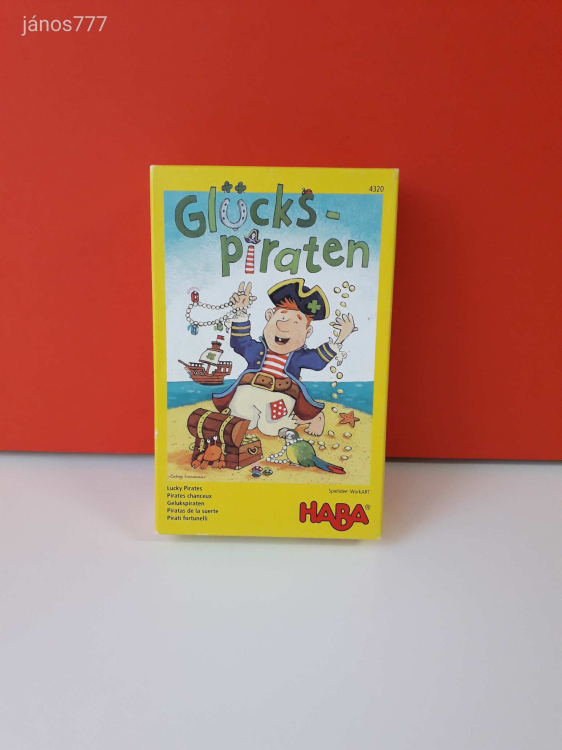 Eredeti HABA Glücks-Piraten Szerencsés Kalózok társasjáték !! HABA 4320
