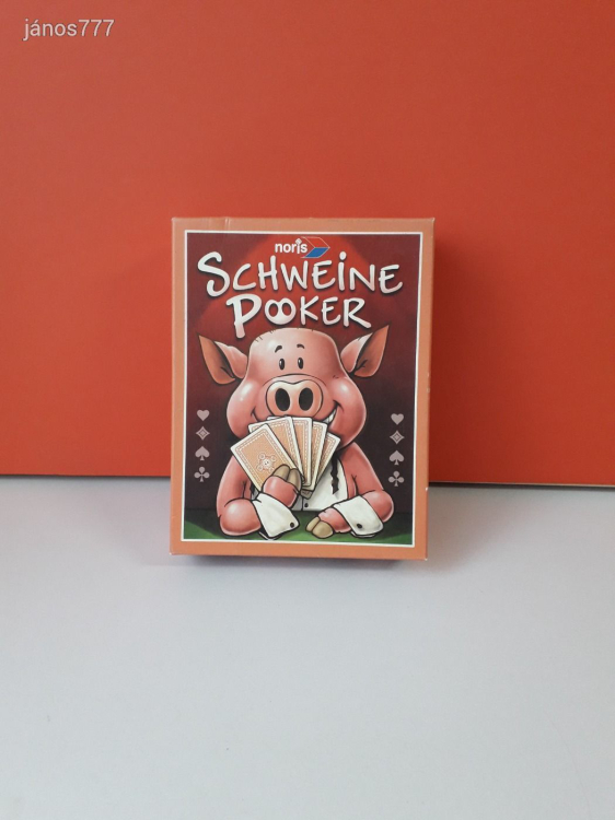 Eredeti Noris Schweine Poker társasjáték kártyajáték !!