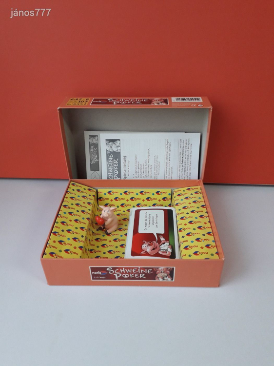 Eredeti Noris Schweine Poker társasjáték kártyajáték !!