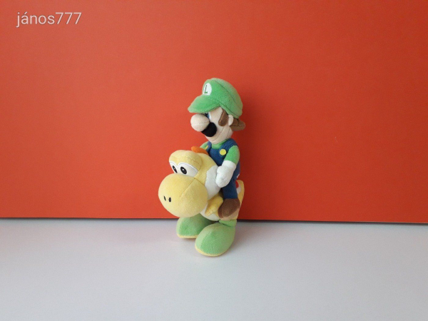 Nintendo SUPER MARIO LUIGI és YOSHI plüssfigura 22 cm-es plüss kabala figura EXTRA !!