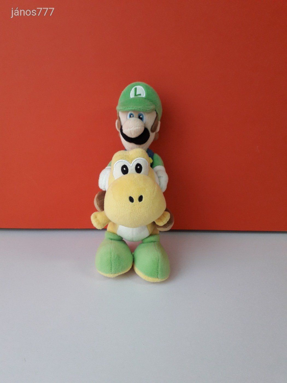 Nintendo SUPER MARIO LUIGI és YOSHI plüssfigura 22 cm-es plüss kabala figura EXTRA !!