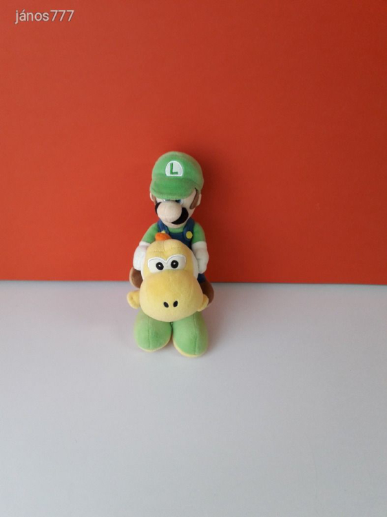 Nintendo SUPER MARIO LUIGI és YOSHI plüssfigura 22 cm-es plüss kabala figura EXTRA !!