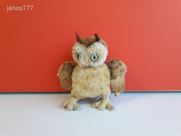 Eredeti STEIFF antik BAGOLY madár kabala figura ! EXTRA !