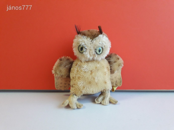 Eredeti STEIFF antik BAGOLY madár kabala figura ! EXTRA !