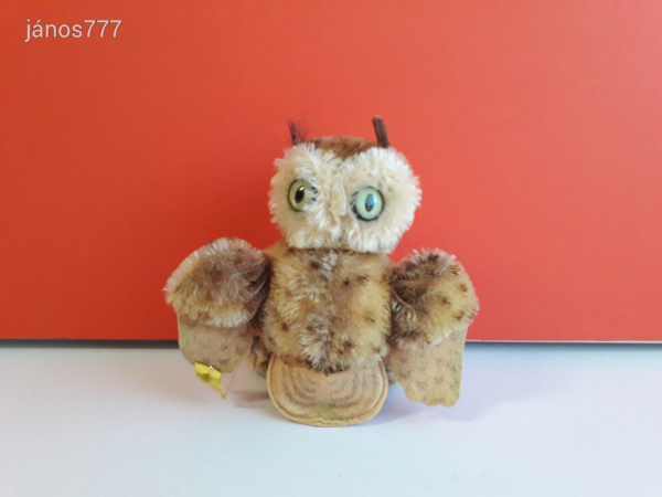 Eredeti STEIFF antik BAGOLY madár kabala figura ! EXTRA !
