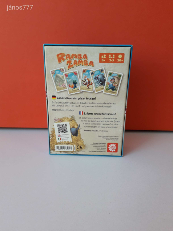 Eredeti Game Factory RAMBA ZAMBA kártyajáték !!