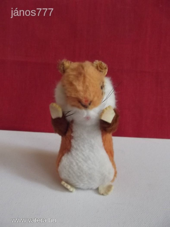 Eredeti STEIFF antik rágcsáló kabala Hörcsög figura !!!!