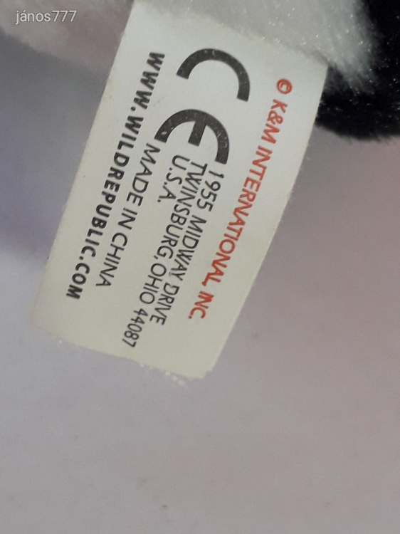 Eredeti Wild Republic Audubon ÉSZAKI BÚVÁR plüss vízi madár kabala figura Hangot adó ! ÉLETHŰ !