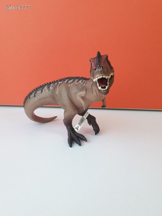 Eredeti Schleich Giganotosaurus dinoszaurusz állatfigura ! 22x16cm ! 2014-es kiadás ! Schleich 15010