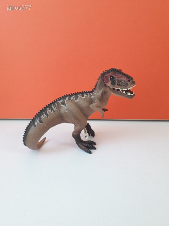 Eredeti Schleich Giganotosaurus dinoszaurusz állatfigura ! 22x16cm ! 2014-es kiadás ! Schleich 15010