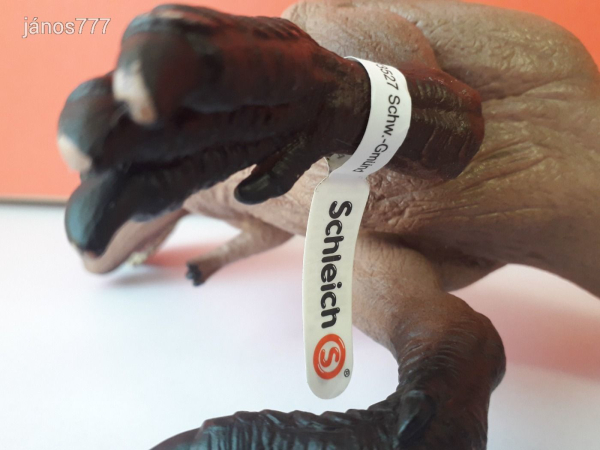 Eredeti Schleich Giganotosaurus dinoszaurusz állatfigura ! 22x16cm ! 2014-es kiadás ! Schleich 15010