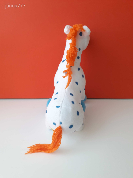 Eredeti Harisnyás Pippi Kicsi Öreg LÓ Lilla Gubben paripa 35 cm-es plüss kabala figura  EXTRA