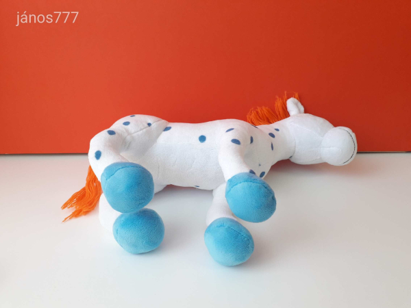 Eredeti Harisnyás Pippi Kicsi Öreg LÓ Lilla Gubben paripa 35 cm-es plüss kabala figura  EXTRA