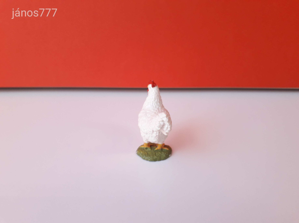 Eredeti Bully Bullyland Tyúk állatfigura !! 4,5cm !