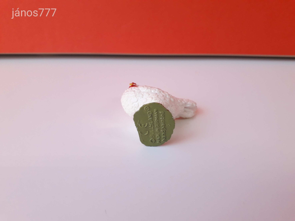 Eredeti Bully Bullyland Tyúk állatfigura !! 4,5cm !