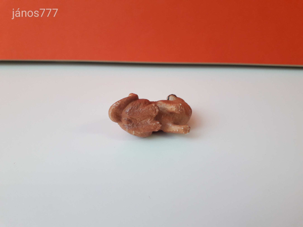 Eredeti Bully Macska állatfigura !! 4,5x4cm ! 1988-as kiadás !!