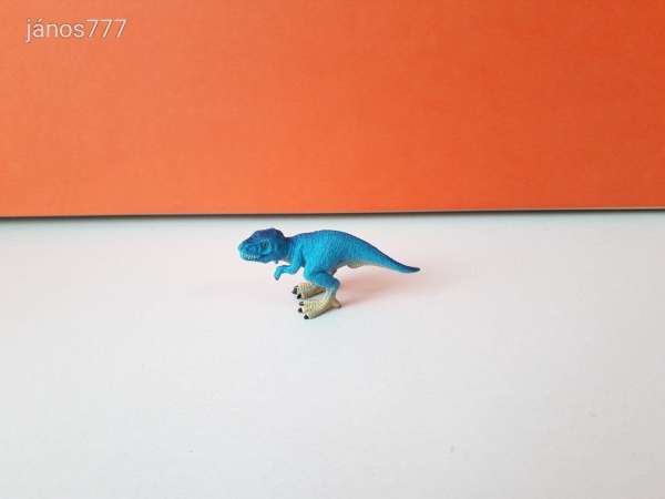 Eredeti Schleich mini T-REX dinoszaurusz állatfigura !! 7x3,5cm !! 2014-es kiadás !