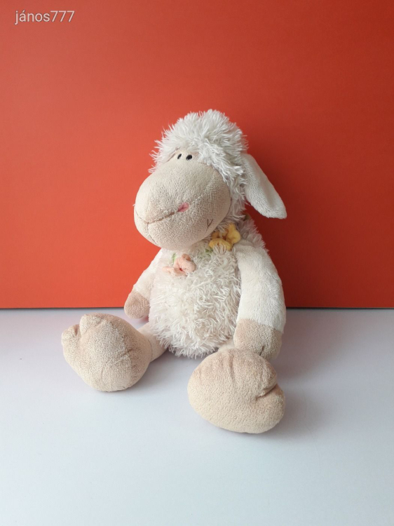 Eredeti NICI BÁRÁNY plüss bari kabala figura ! Nagy 50 cm-es plüssfigura !! EXTRA !!!