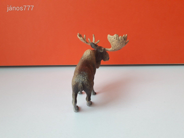 Eredeti Schleich Jávorszarvas állatfigura ! 11x9,5cm ! 2009-es kiadás !! Scleich 14619