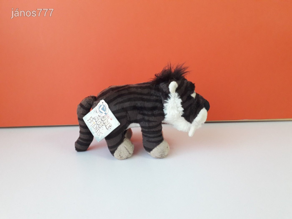Eredeti Stone Age Friends NICI KARDFOGÚ TIGRIS plüss 25 cm-es kabala figura EXTRA !!!