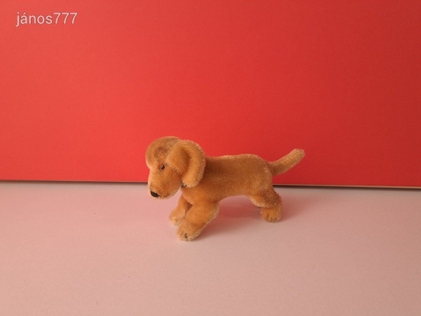 STEIFF kutya TACSKÓ antik kabala figura !! EXTRA !!!
