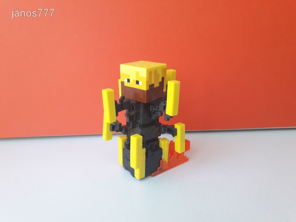Eredeti Mojang Minecraft Spinning Blaze figura !! 14cm !! EXTRA !!