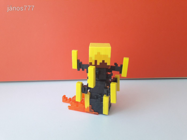 Eredeti Mojang Minecraft Spinning Blaze figura !! 14cm !! EXTRA !!