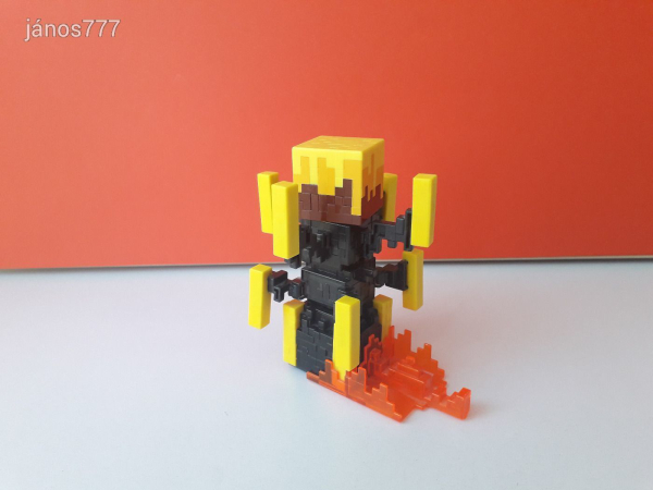 Eredeti Mojang Minecraft Spinning Blaze figura !! 14cm !! EXTRA !!