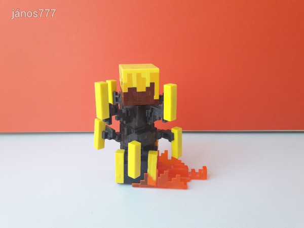 Eredeti Mojang Minecraft Spinning Blaze figura !! 14cm !! EXTRA !!