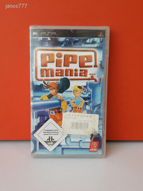 Eredeti Sony PSP Pipe Mania konzol játék !! Bontatlan !