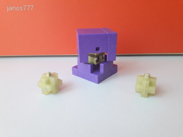 Eredeti Mojang Minecraft Shulkere figura !! 6x6cm !! EXTRA !!