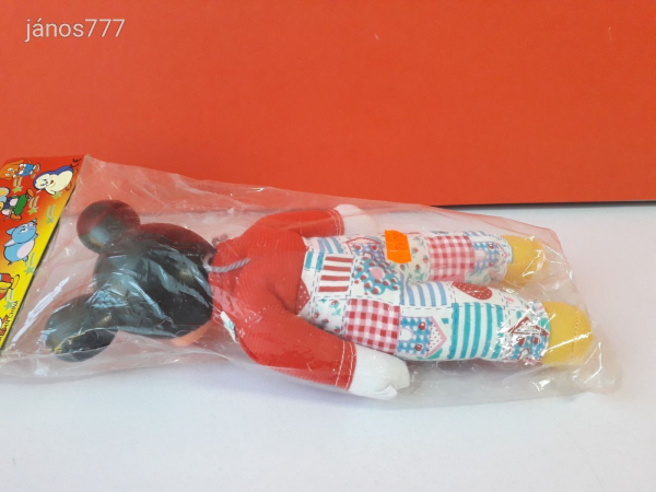 Miki Egér Mickey Mouse vintage retro kabala figura 26 cm-es mesefigura EXTRA