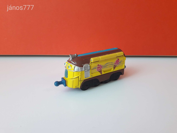 Eredeti Chuggington Pályaudvar Frostini fagylaltos mozdony fém vonat ! 10cm