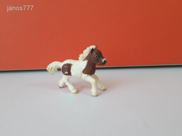 Eredeti Schleich Shetland Pony póni állatfigura ! 7,5x6cm !! 2005-ös kiadás !! Schleich 13608