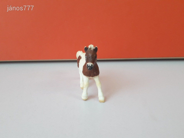 Eredeti Schleich Shetland Pony póni állatfigura ! 7,5x6cm !! 2005-ös kiadás !! Schleich 13608