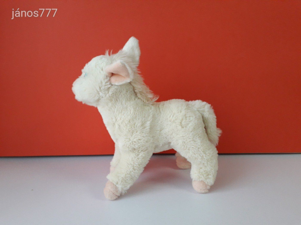 Eredeti St. Martin FEHÉR SZAMÁR kabala figura ! 30 cm-es plüss CSACSI ! EXTRA ! ÉLETHŰ !!