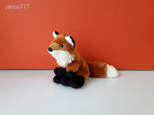 Róka plüss kabala figura !! 28 cm-es plüss róka koma plüssfigura !! EXTRA ! ÉLETHŰ !