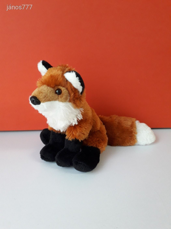 Róka plüss kabala figura !! 28 cm-es plüss róka koma plüssfigura !! EXTRA ! ÉLETHŰ !