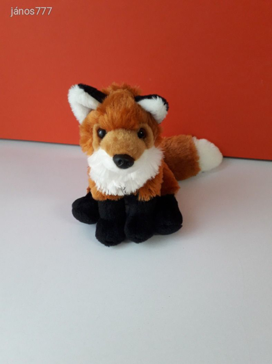 Róka plüss kabala figura !! 28 cm-es plüss róka koma plüssfigura !! EXTRA ! ÉLETHŰ !
