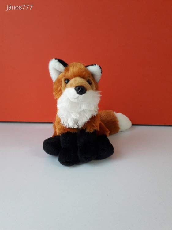Róka plüss kabala figura !! 28 cm-es plüss róka koma plüssfigura !! EXTRA ! ÉLETHŰ !