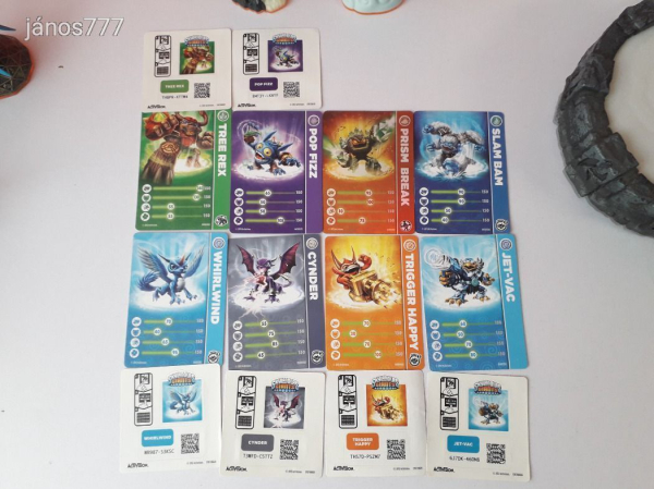Eredeti Nintendo Wii  Skylanders GIANTS konzol játék csomag 10db figurával  !!