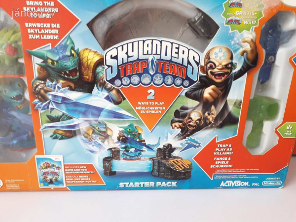 Eredeti Nintendo Wii  Skylanders TRAP TEAM konzol játék csomag  !! Dobozos