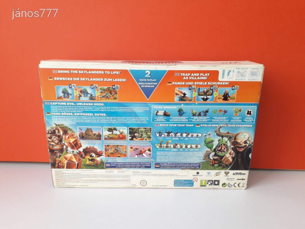 Eredeti Nintendo Wii  Skylanders TRAP TEAM konzol játék csomag  !! Dobozos